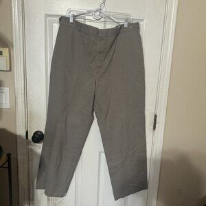 Levis Mens Travelers Pants Khaki Washed Flat Front Chino Size 38/30